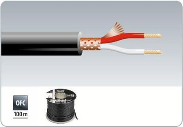 Monacor MLC-112 SW kabel mikrofonowy 100 mb